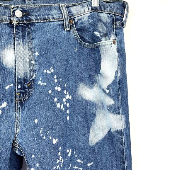 Levi's 541 Athletic Tapered Fit Jeans Men's 40x32 Bleached - Picture 13 of 16